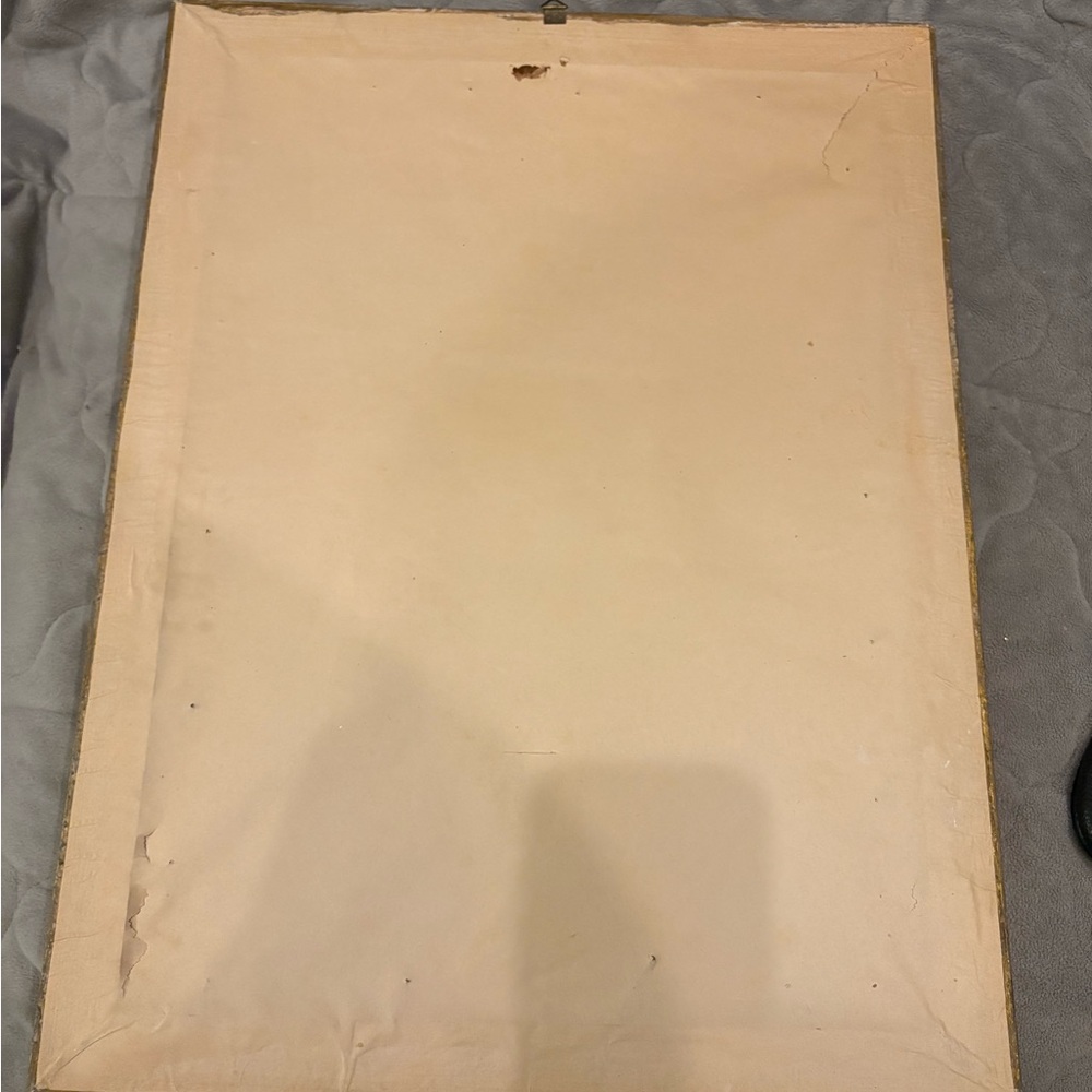 Framed Mona Lisa painting. Kitsch, quirky,
Whimsical - Picture 2 of 2